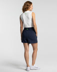 Back Spin Short - Sapphire Blue