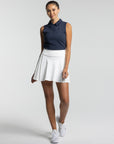 Top Spin Skirt - White Lotus