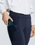Jen's Leggings - Sapphire Blue