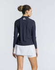Volley Zip Long Sleeve - Sapphire Blue