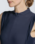 Volley Zip Sleeveless - Sapphire Blue