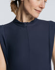 Volley Zip Sleeveless - Sapphire Blue