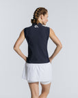 Volley Zip Sleeveless - Sapphire Blue