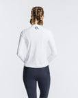 Volley Zip Long Sleeve - White Lotus