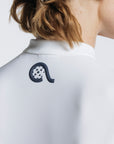 Volley Zip Long Sleeve - White Lotus