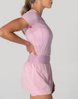Bounce-It Short Sleeve - Pink Orchid