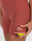 Baker Shorts 6" - Red Lotus