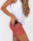 Baker Shorts 6" - Red Lotus