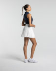 Top Spin Skirt - White Lotus