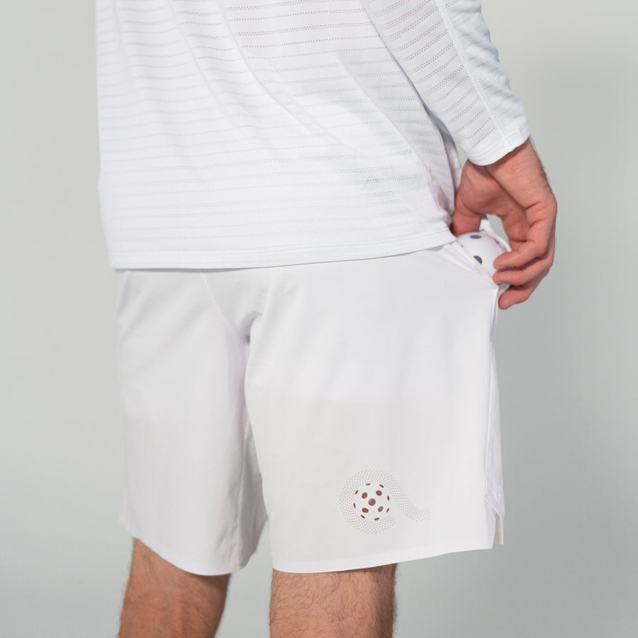 AVI Shorts 9" (Liner) - Club White